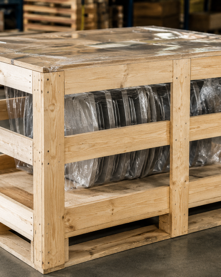 Quando usar embalagens de madeira para proteger equipamentos?