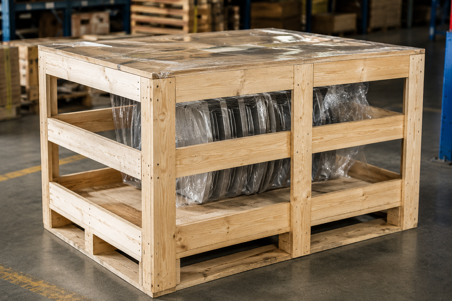 Quando usar embalagens de madeira para proteger equipamentos?